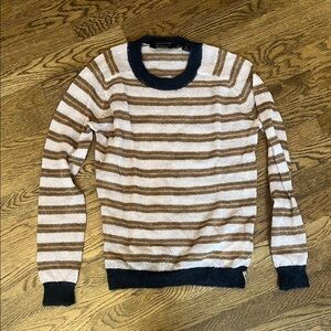 Scotch & Soda Metallic Striped Crewneck Sweater